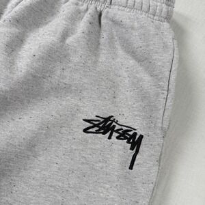 Stussy Kids Sweatpants Joggers Grey Speckled XL Elastic Waist Drawstring